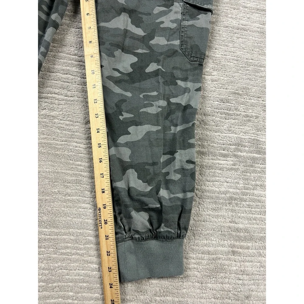 Gap Camouflage Joggers Womens Large‎ Pull On Elastic Waist Cargo - Picture 7 of 16